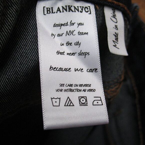 NWT Blank NYC High Waist Stretch Ankle Skinny Jeans Dark Wash - Picture 8 of 11